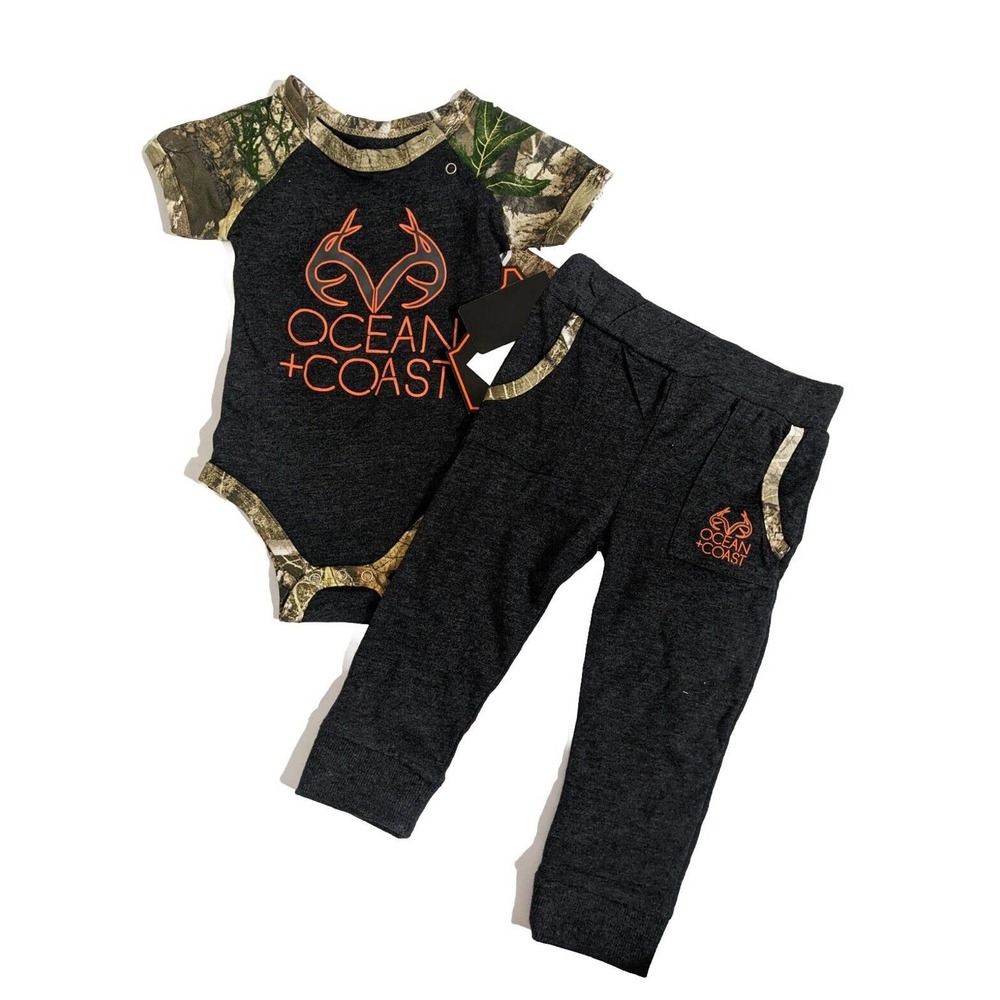 New Realtree Camouflage 2 Piece Pants Set Infant 3 6 Months Ocean Coast